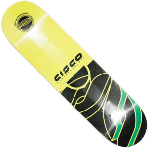 Deck (Shape) CISCO Premium Fiberglass Logo Seta Yellow 8.0"