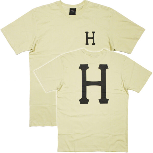 Camiseta HUF Essentials Classic H Areia