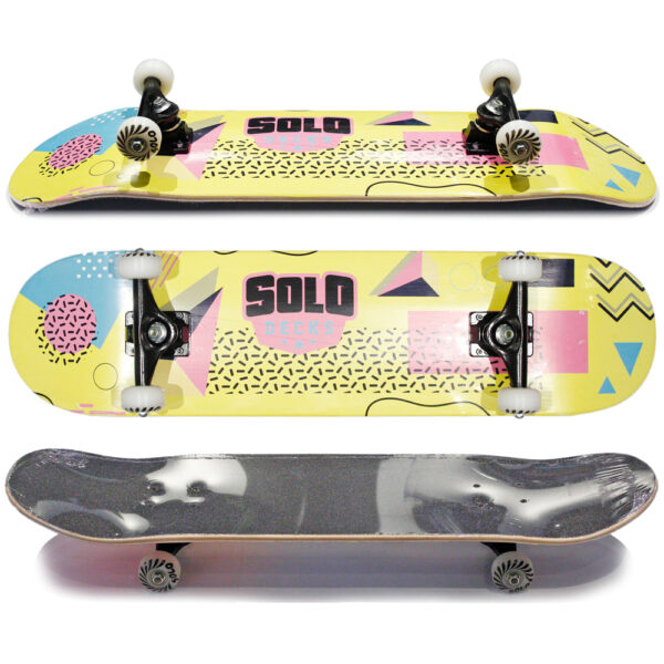 Skate SOLO Montado Iniciante Yellow