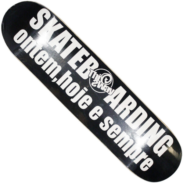 Deck (Shape) THISWAY Skate Sempre Preto 8.0"