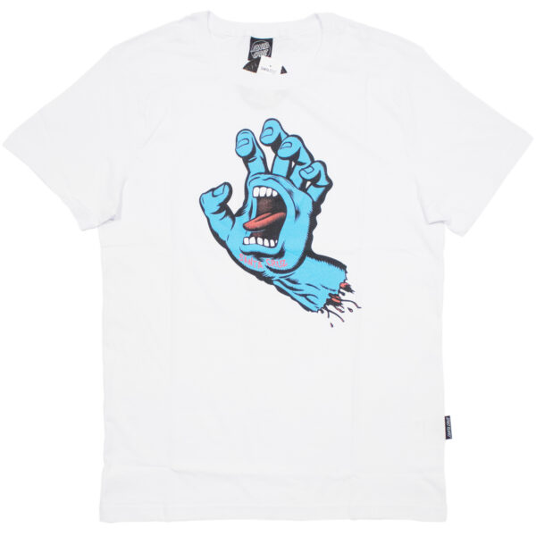 Camiseta SANTA CRUZ Screaming Hand Front Branca
