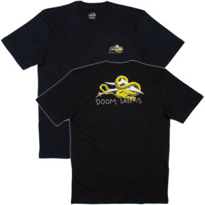 Camiseta LAKAI x DOOMSAYERS Flare Snake Preta