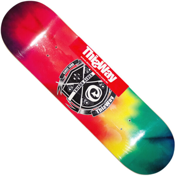 Deck (Shape) THISWAY Maple Xuxa Alves Tie Dye 8.25"