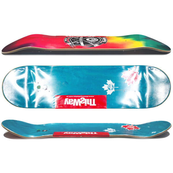 Deck (Shape) THISWAY Maple Xuxa Alves Tie Dye 8.25"
