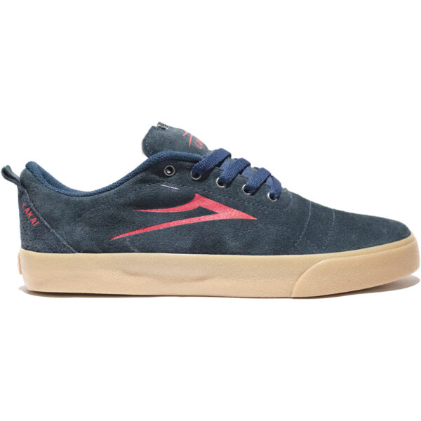 Tênis LAKAI Bristol Navy Red Suede