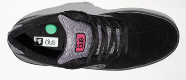 Tênis ÖUS Emergente Prt All Black Pink Essencial