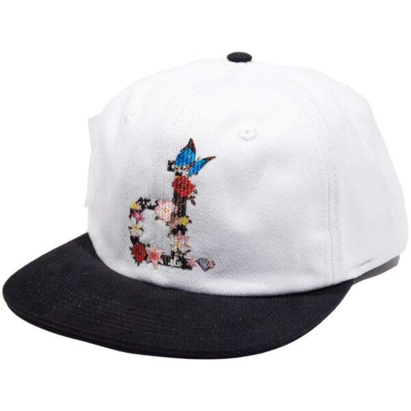 Boné DIAMOND Flowers Unstructured Snapback White