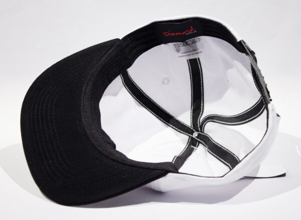Boné DIAMOND Flowers Unstructured Snapback White