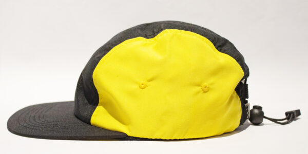 Boné DOME 3 Panel Laser Black/Yellow
