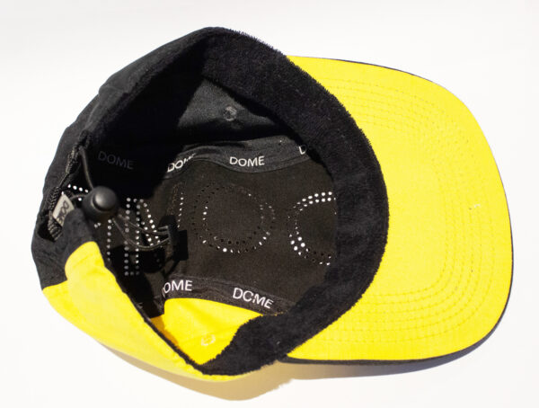 Boné DOME 3 Panel Laser Black/Yellow