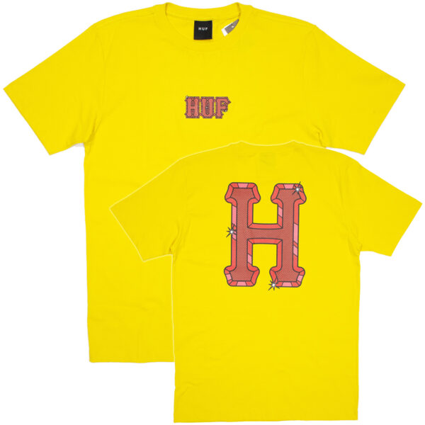 Camiseta HUF Amazing H Yellow