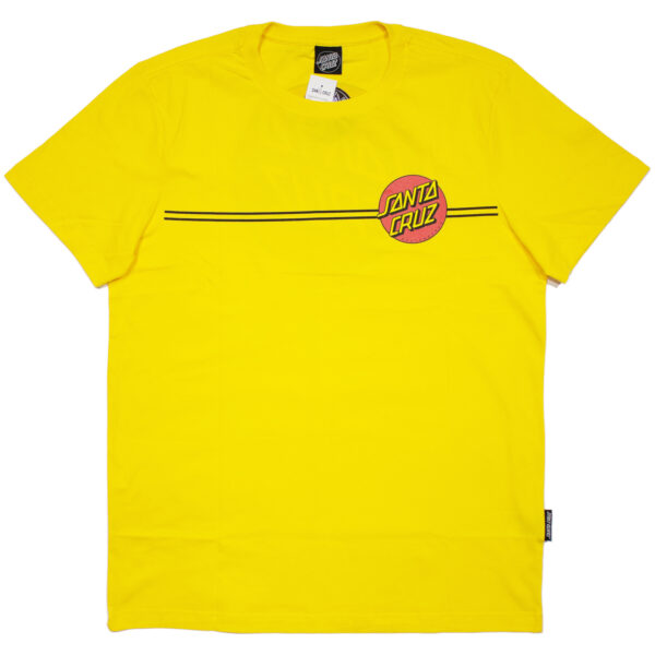 Camiseta SANTA CRUZ Classic Dot Amarela