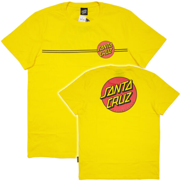 Camiseta SANTA CRUZ Classic Dot Amarela